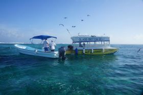 San Pedro Ambergris Caye two boats in clear water – Best Places In The World To Retire – International Living